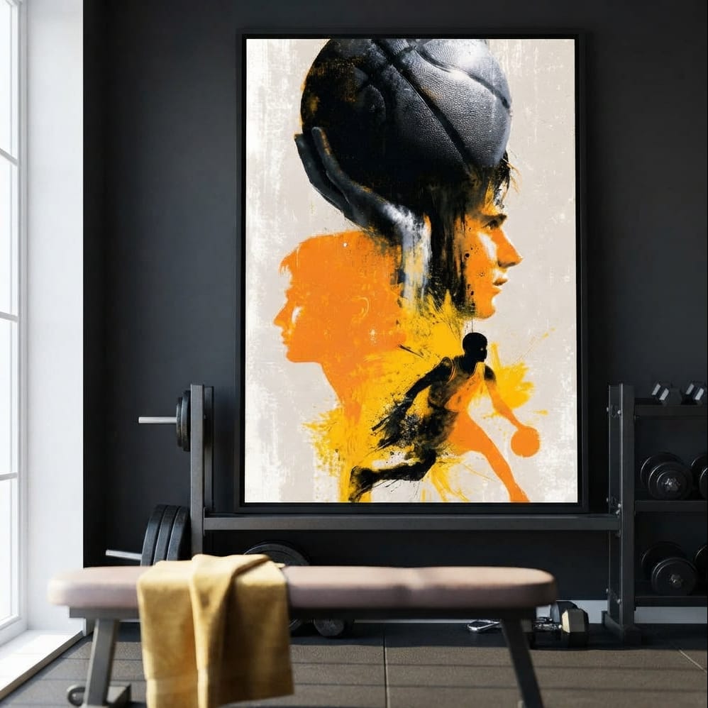 Rise of the Golden Court Hero Canvas Wall Art