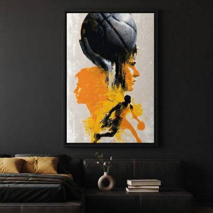 Rise of the Golden Court Hero Canvas Wall Art