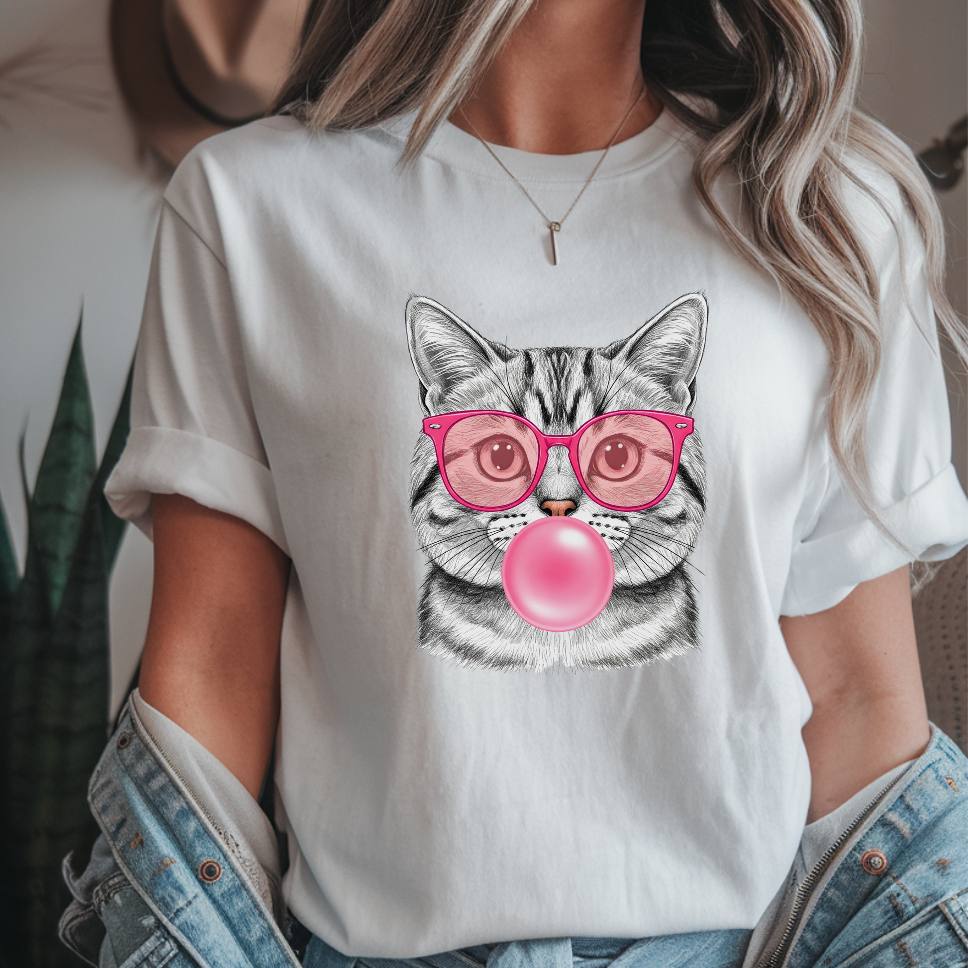 Kaugummi Katze T-Shirt