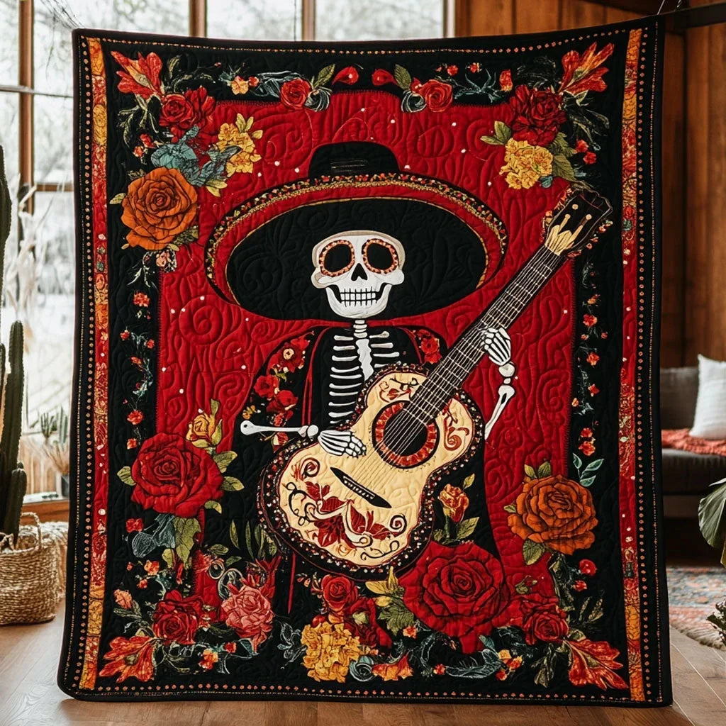 Rose Serenade Quilt Blanket
