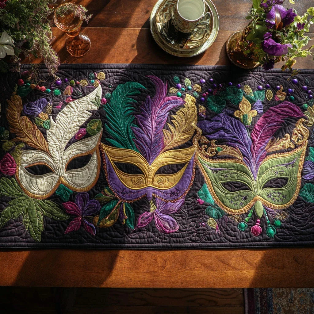 Royal Carnival Quilted Table Runner