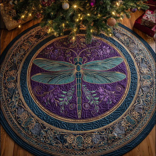 Royal Drift Quilted Round Mat