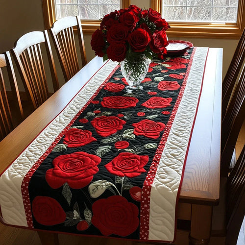 Royal Flora Quilted Table Runner