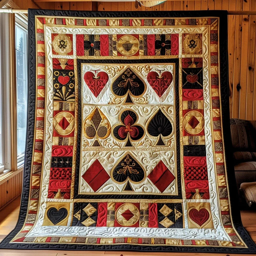 Royal Flush Quilt Blanket
