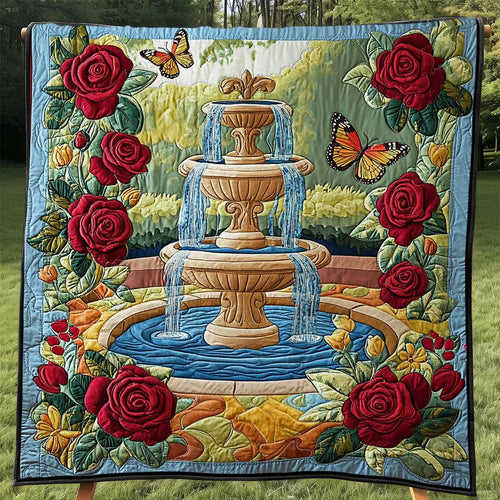 Royal Garden Cascade Quilt Blanket