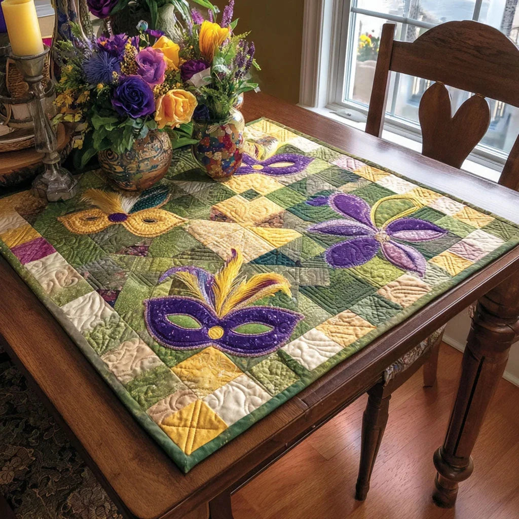 Royal Jester Quilted Table Topper