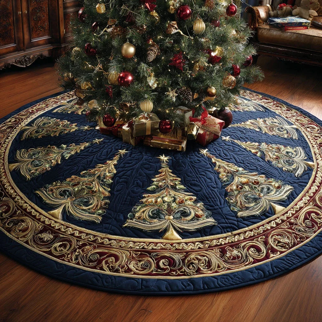Royal Noel Quilted Tree Skirt