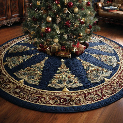 Royal Noel Quilted Tree Skirt