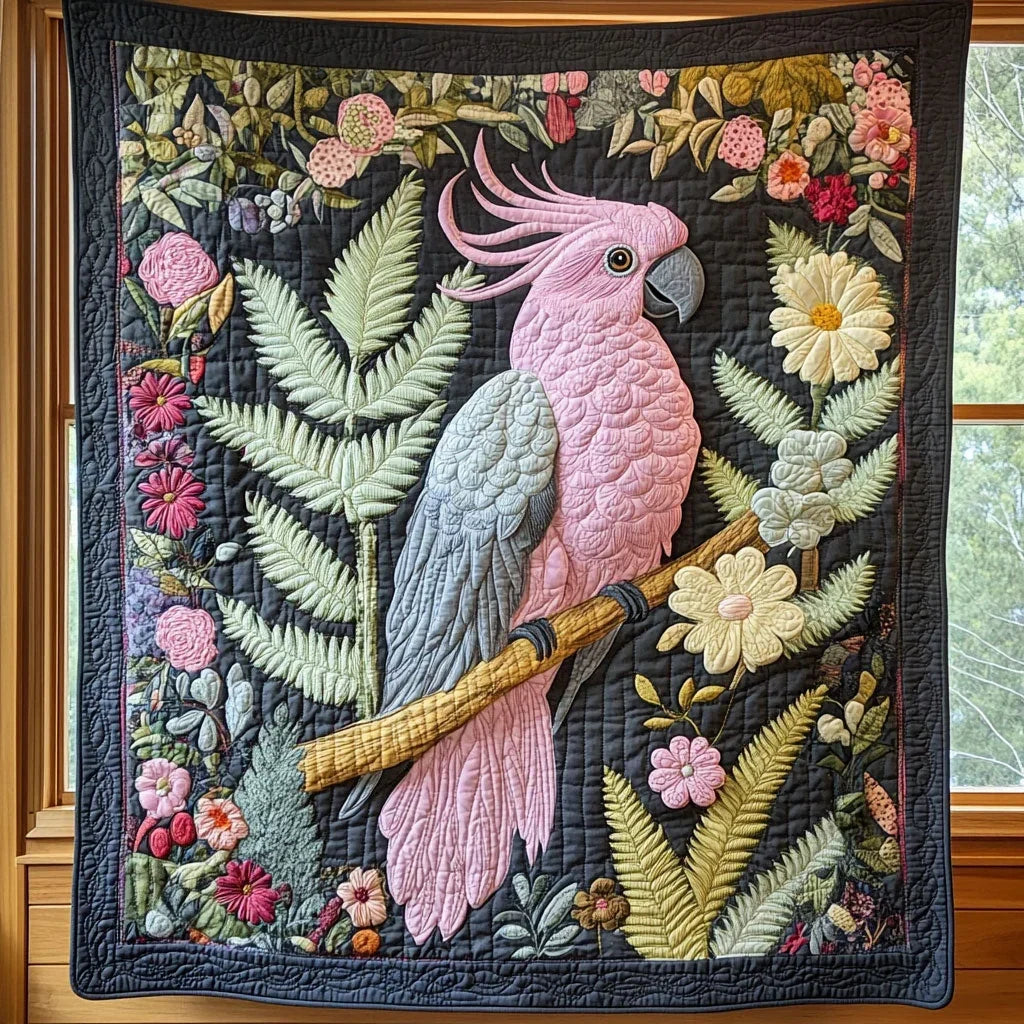 Ruby Perch Quilt Blanket