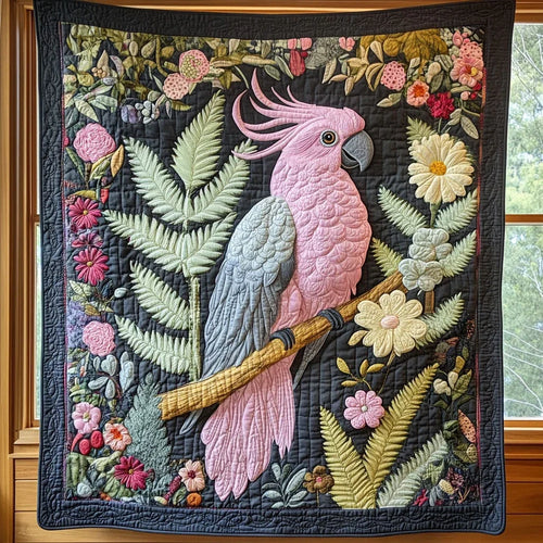 Ruby Perch Quilt Blanket