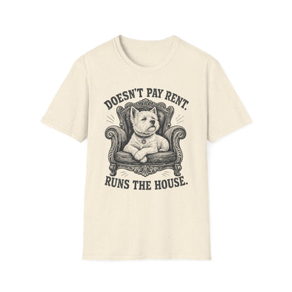 Runs The House Westie Tee