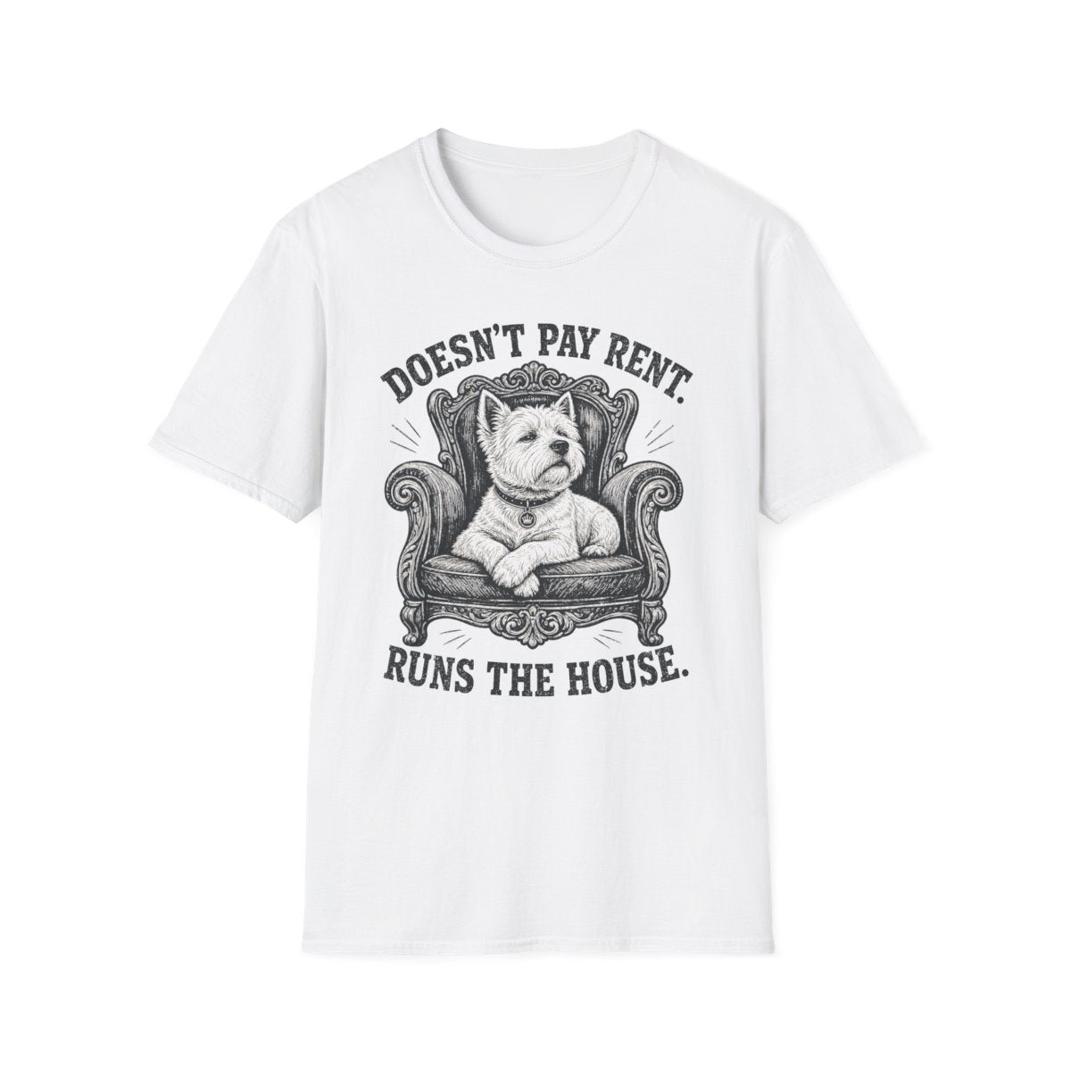 Runs The House Westie Tee