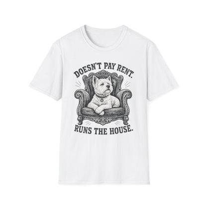 Runs The House Westie Tee