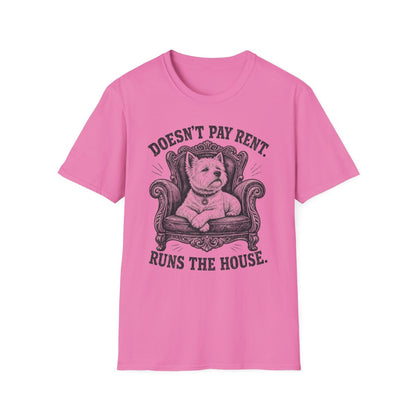 Runs The House Westie Tee