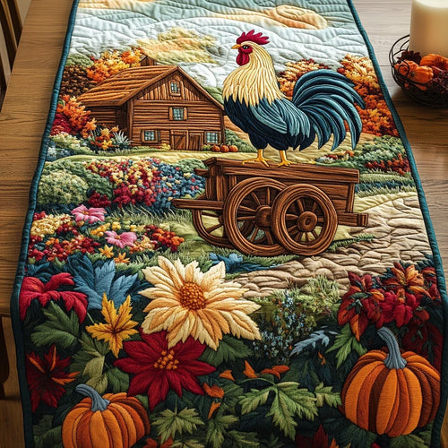 Rustic Charm Quilted Table Runner