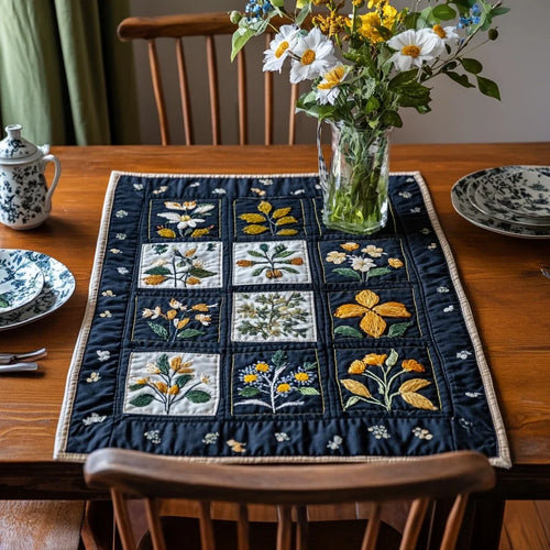 Rustic Charm Quilted Table Topper