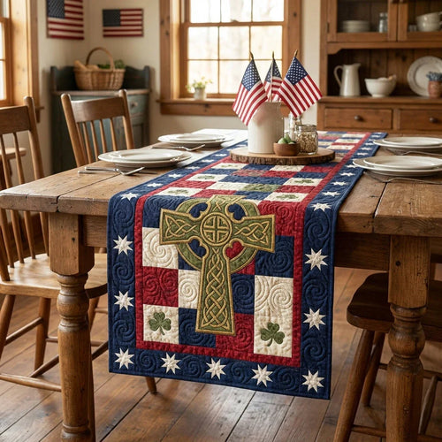 Rustic Faith Quilted Table Runner