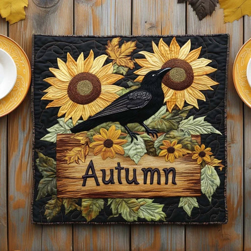 Rustic Fall Touch Quilted Table Topper