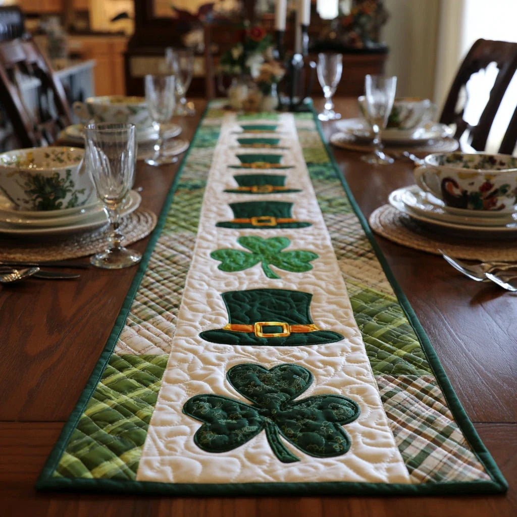 Rustic Fortune Quilted Table Runner