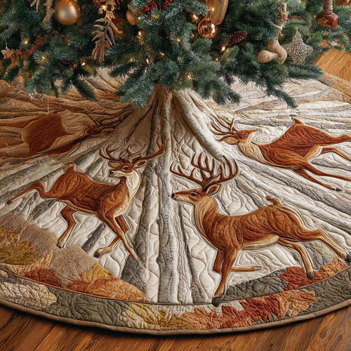 Rustic Gathering Quilted Tree Skirt