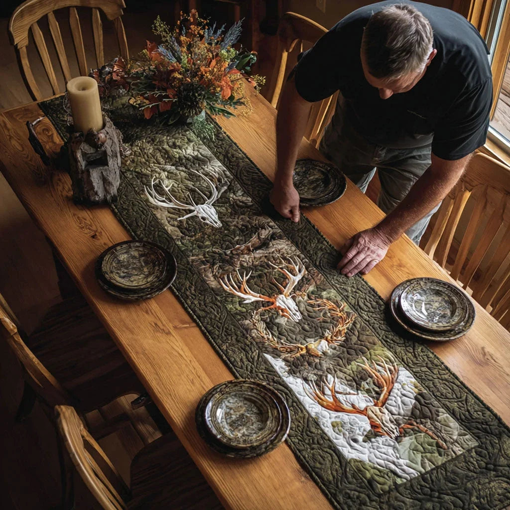 Rustic Retreat Quilted Table Runner