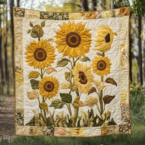 Rustic Sunshine Quilt Blanket