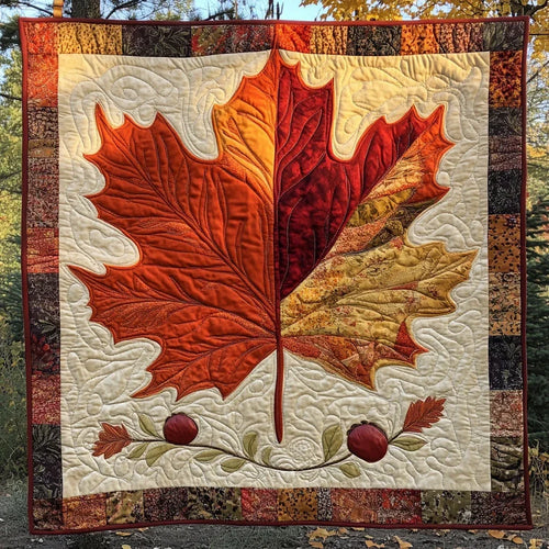 Rustling Leaves Quilt Blanket