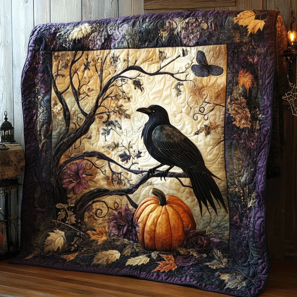 Rustwood Raven Quilt Blanket
