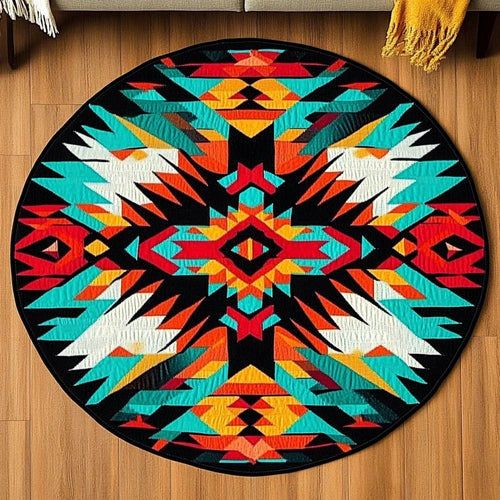 Sacred Circle Harmony Quilted Round Mat