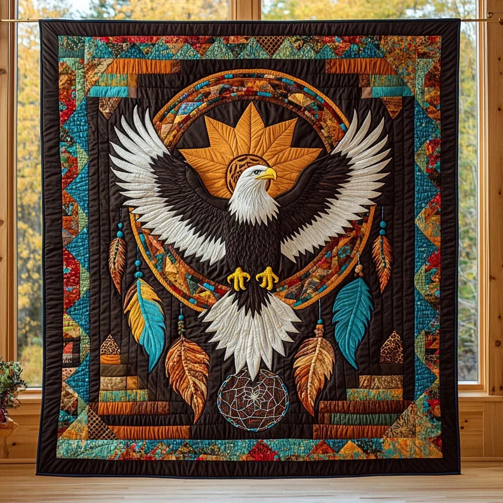 Sacred Eagle Quilt Blanket