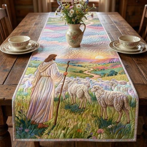 Sacred Field Quilted Table Runner