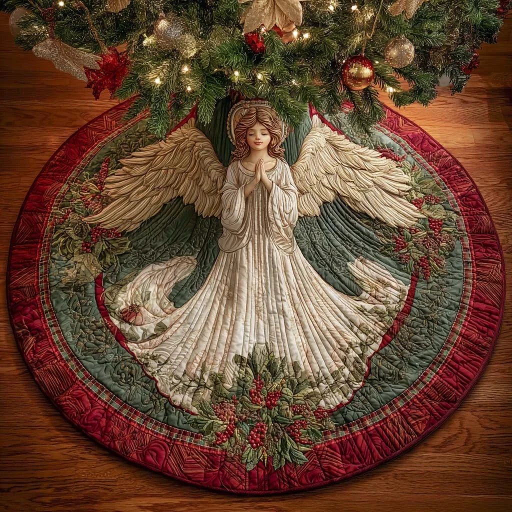Sacred Light Quilted Tree Skirt