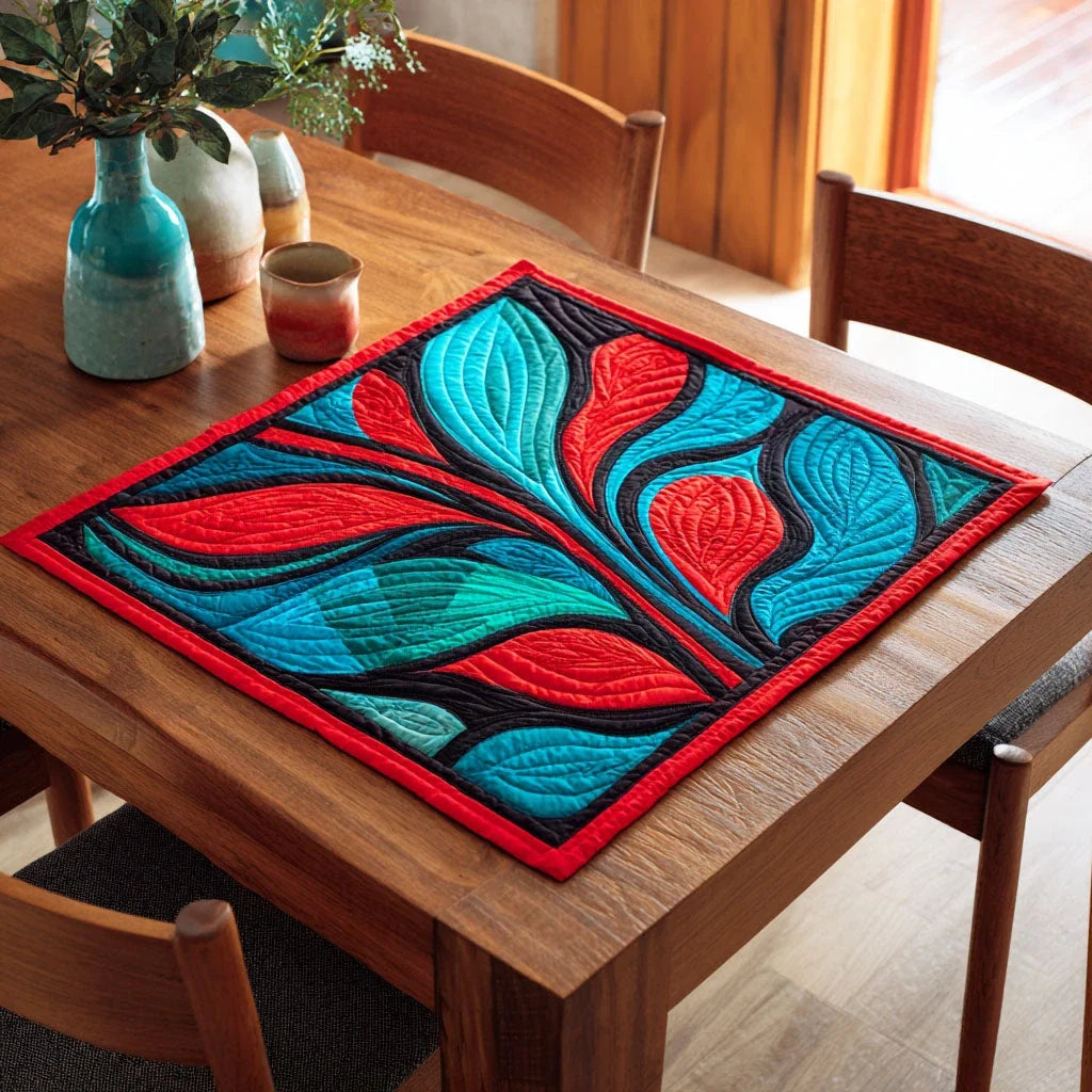 Sacred Lines Quilted Table Topper