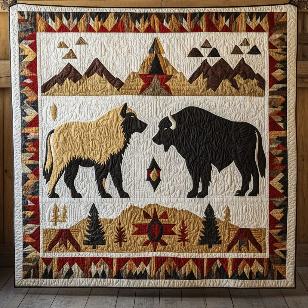 Sacred Plains Quilt Blanket