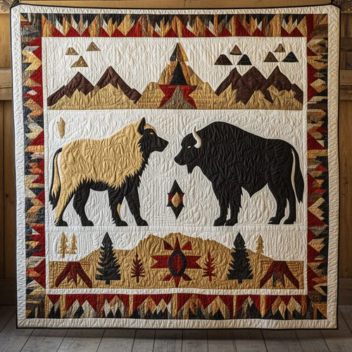 Sacred Plains Quilt Blanket