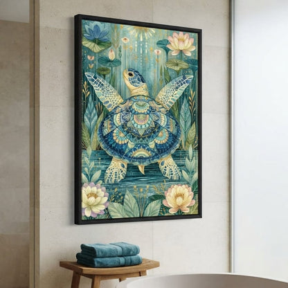 Sacred Traveler Of The Golden Waters Canvas Wall Art