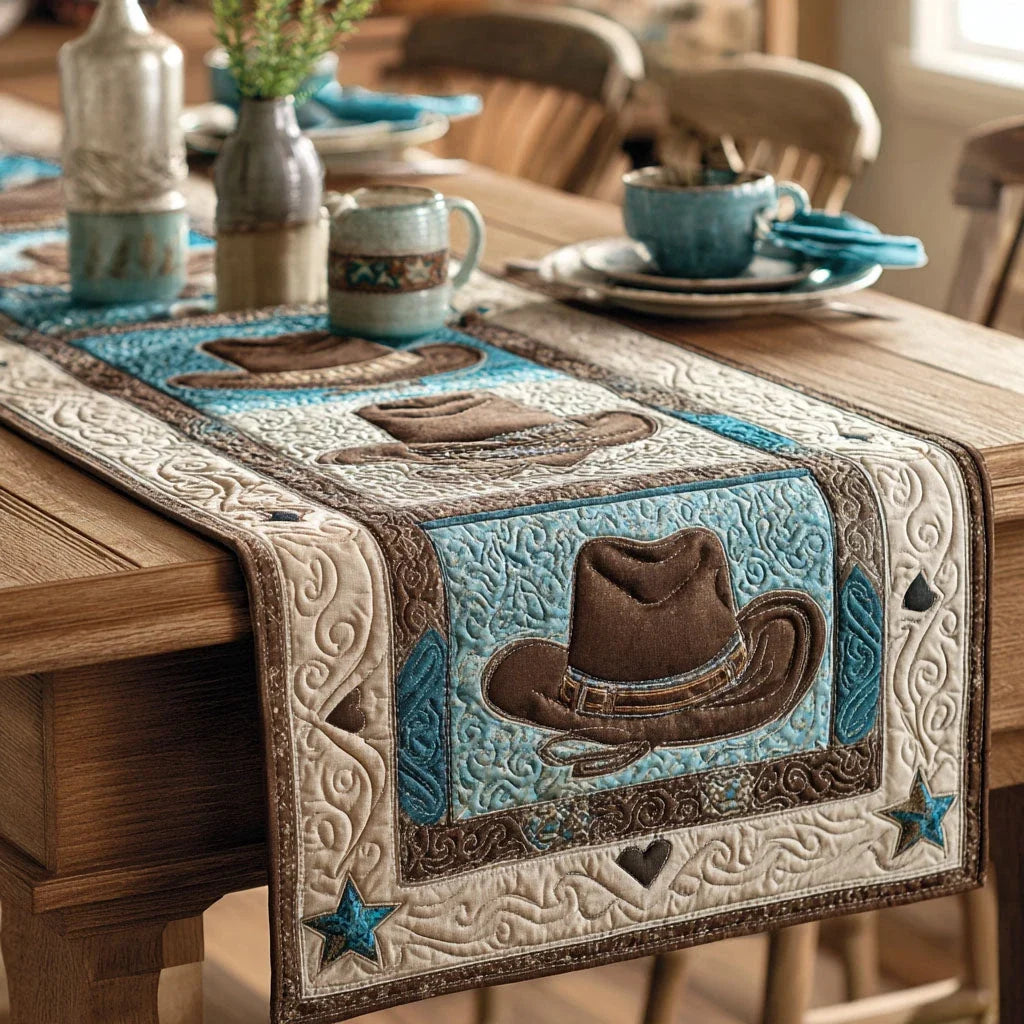 Saddle Breeze Quilted Table Runner