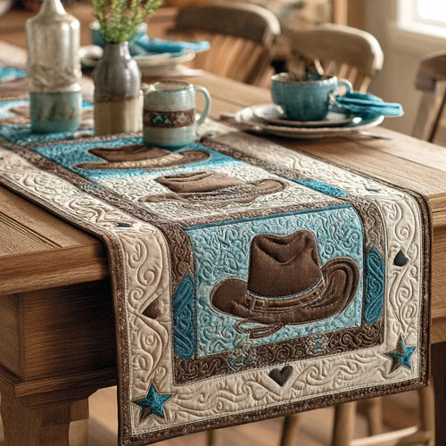 Saddle Breeze Quilted Table Runner