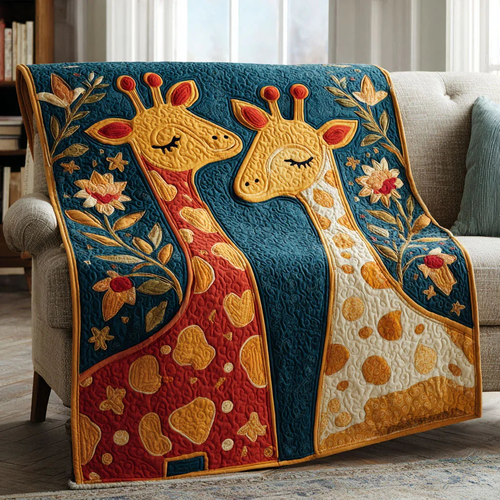 Safari Haven Quilt Blanket - Quilted Blanket by Wild and Way