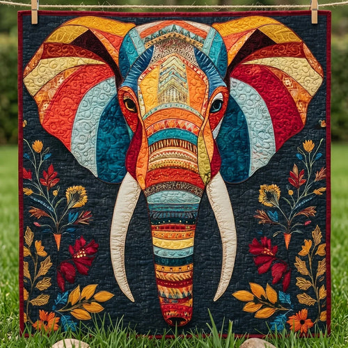 Safari Heritage Quilt Blanket - Quilted Blanket by Wild and Way