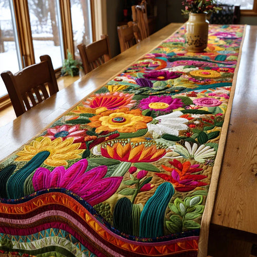 Saguaro Sun Quilted Table Runner