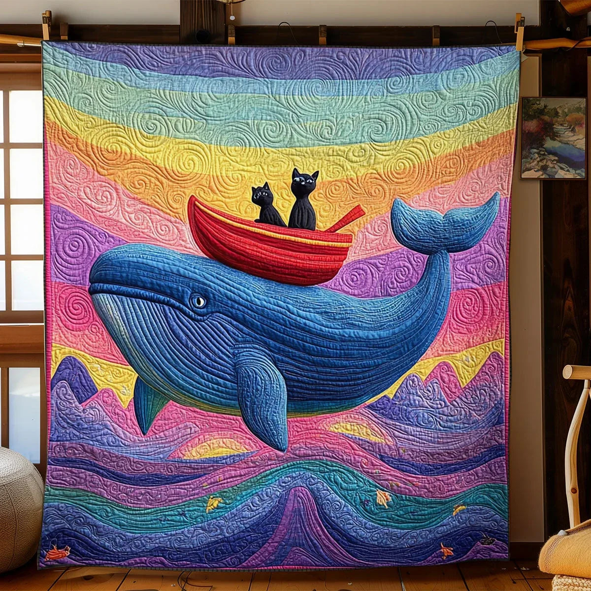 Sail With Me Quilt Blanket