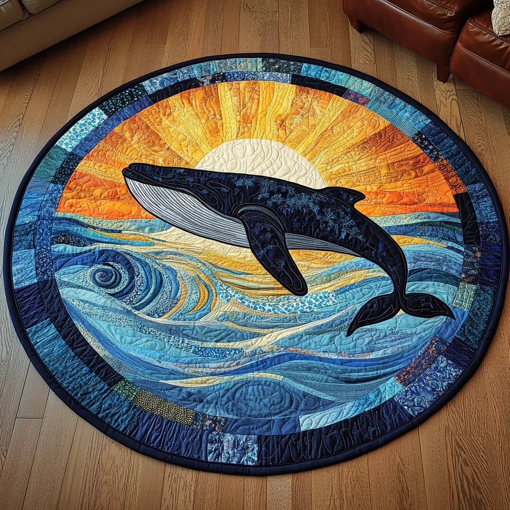 Sailor Horizon Quilted Round Mat