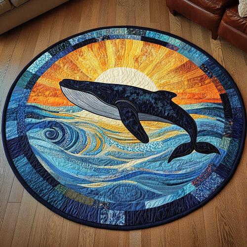 Sailor Horizon Quilted Round Mat