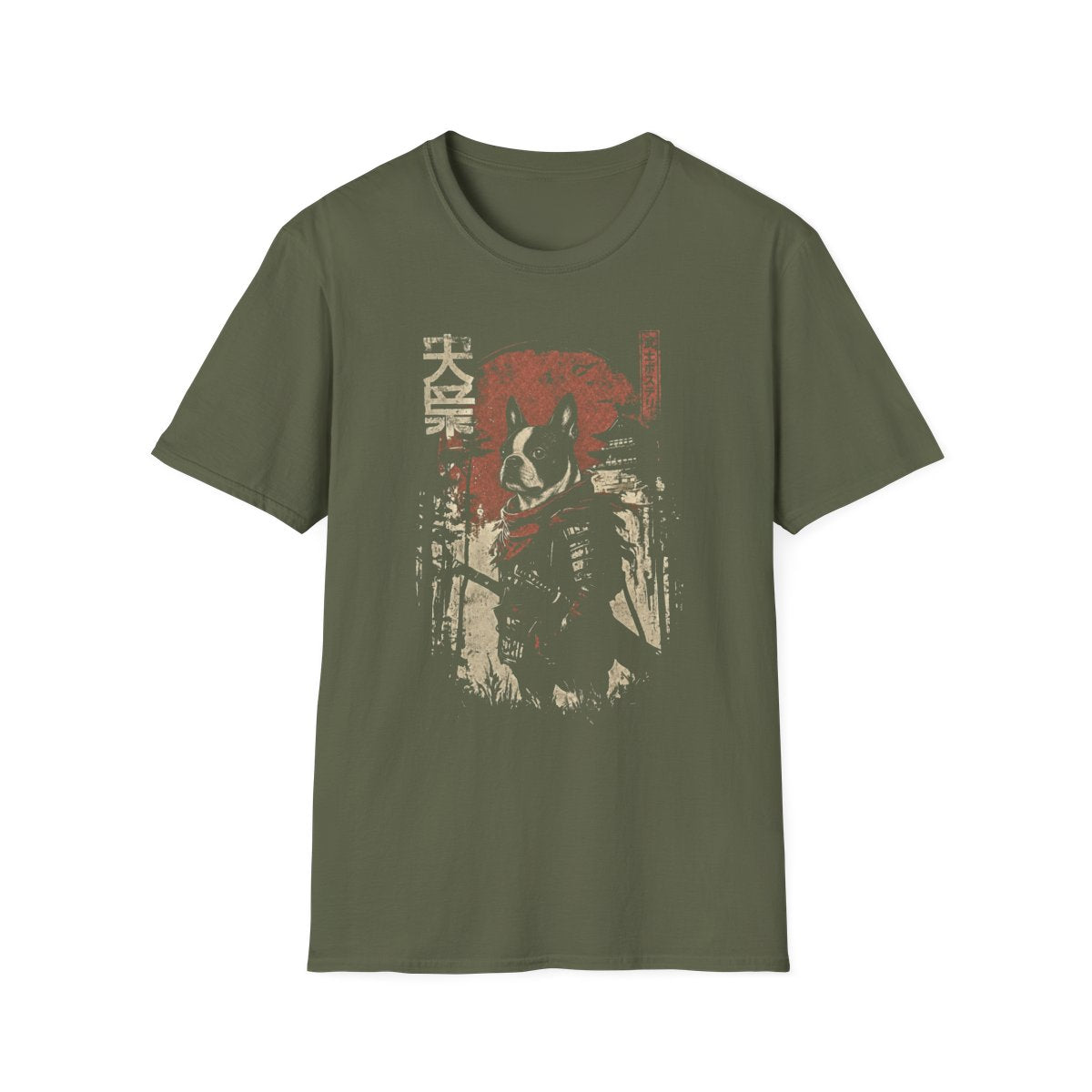 Samurai Boston Terrier Warrior Tee
