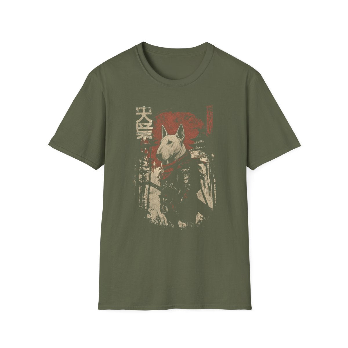 Samurai Bull Terrier Warrior Tee