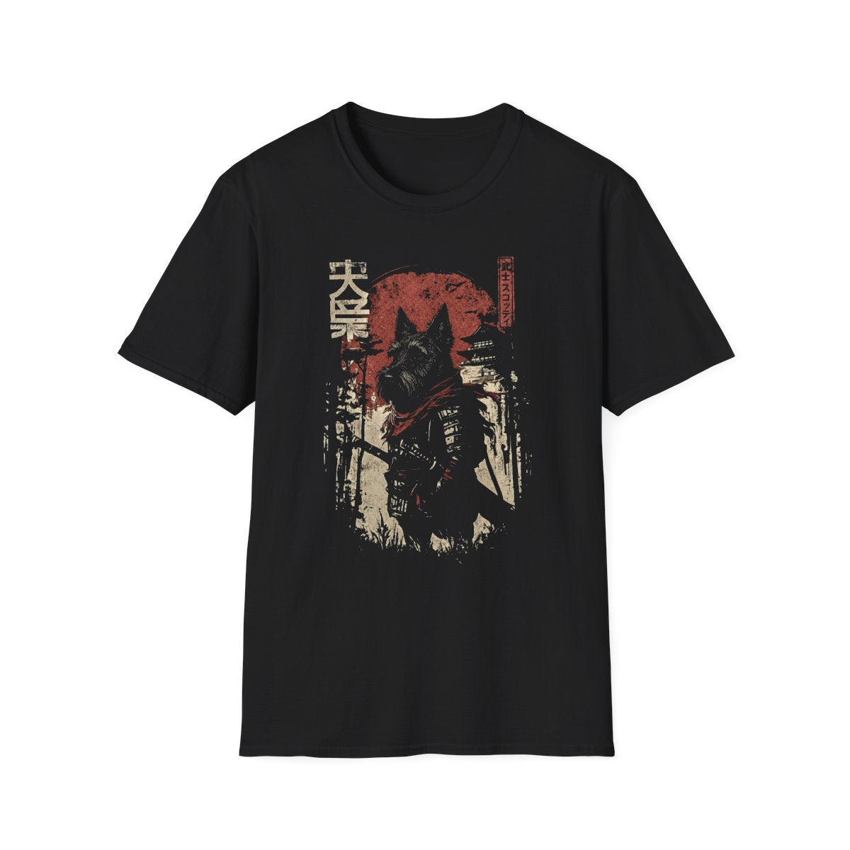 Samurai Scottish Terrier Warrior Tee