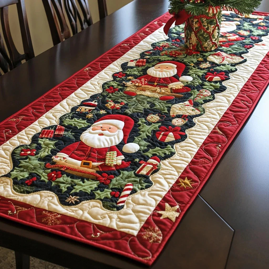 Santa Dreams Quilted Table Runner