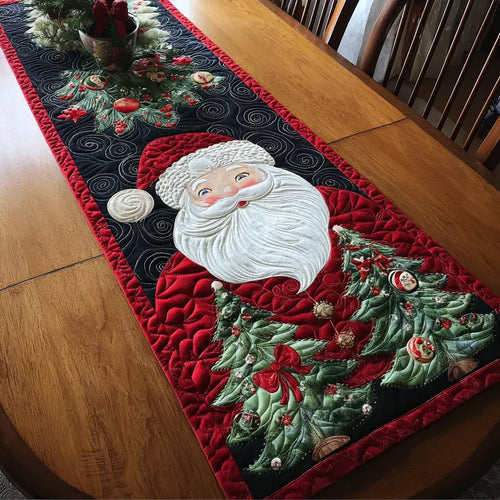 Santa Glow Quilted Table Runner