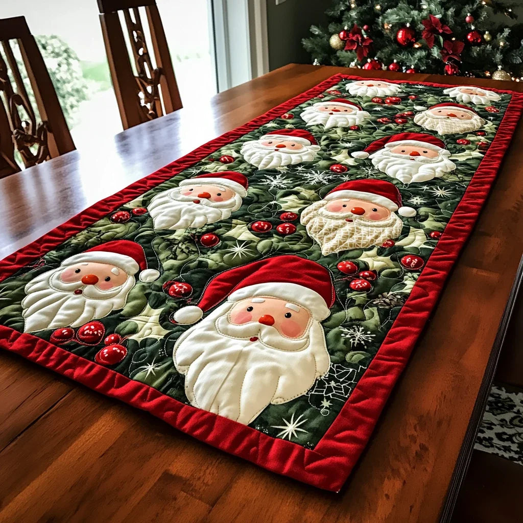 Santa Magic Quilted Table Runner